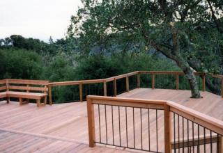 Redwood deck